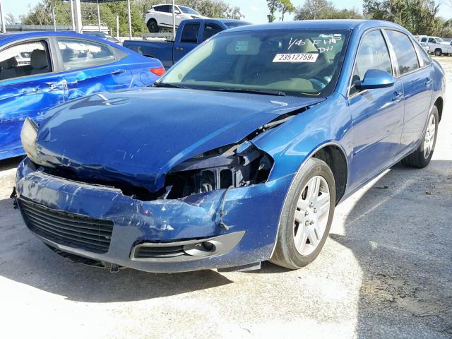 2G1WU581869194809 - 2006 CHEVROLET IMPALA LTZ BLUE photo 2