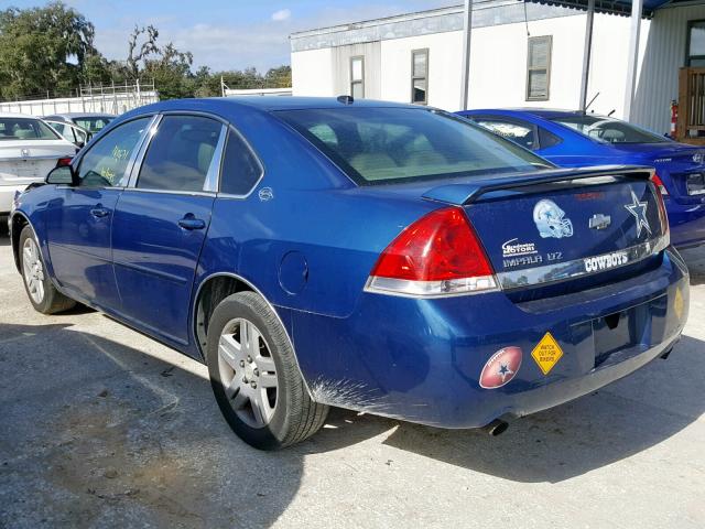 2G1WU581869194809 - 2006 CHEVROLET IMPALA LTZ BLUE photo 3