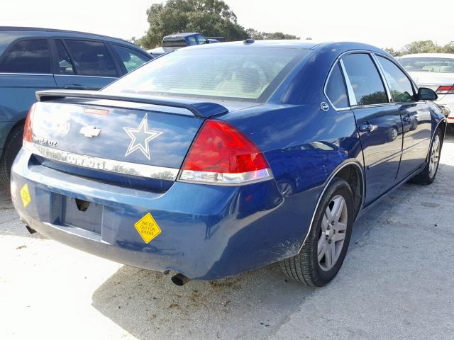 2G1WU581869194809 - 2006 CHEVROLET IMPALA LTZ BLUE photo 4