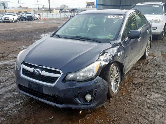 JF1GJAH60DH003116 - 2013 SUBARU IMPREZA LI BLUE photo 2