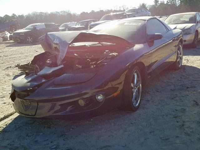 2G2FS22KXY2124497 - 2000 PONTIAC FIREBIRD BLUE photo 2