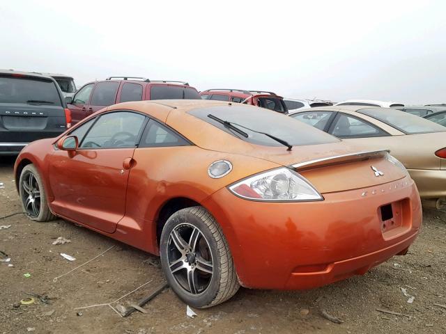 4A3AK24F86E029151 - 2006 MITSUBISHI ECLIPSE GS ORANGE photo 3