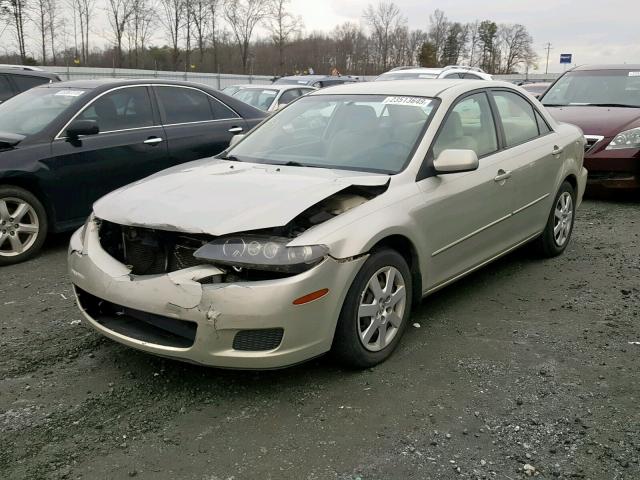 1YVFP80C365M66509 - 2006 MAZDA 6 I BEIGE photo 2