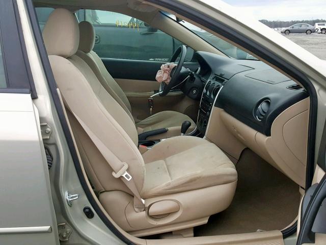 1YVFP80C365M66509 - 2006 MAZDA 6 I BEIGE photo 5