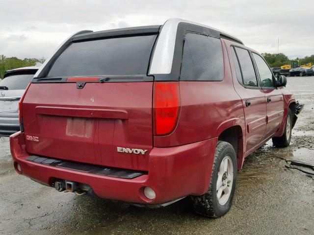 1GKES12S146181363 - 2004 GMC ENVOY XUV MAROON photo 4