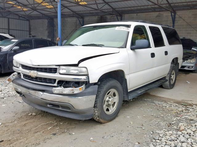 1GNEC16Z85J224165 - 2005 CHEVROLET SUBURBAN C WHITE photo 2