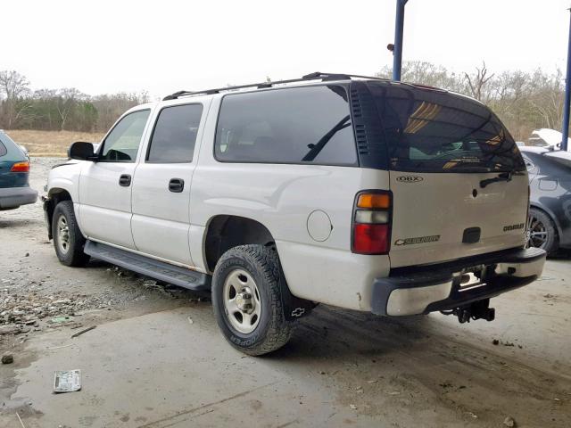 1GNEC16Z85J224165 - 2005 CHEVROLET SUBURBAN C WHITE photo 3