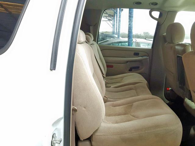 1GNEC16Z85J224165 - 2005 CHEVROLET SUBURBAN C WHITE photo 6