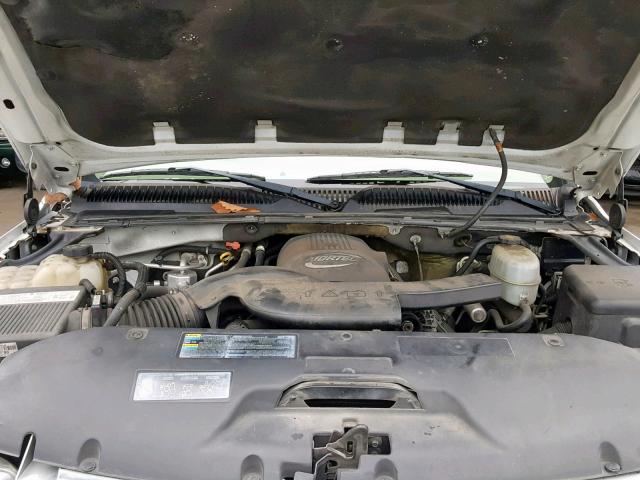 1GNEC16Z85J224165 - 2005 CHEVROLET SUBURBAN C WHITE photo 7
