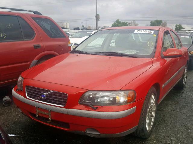 YV1RS58D922192512 - 2002 VOLVO S60 2.4T RED photo 2