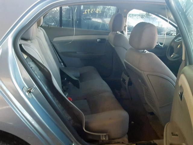 1G1ZH57B084285316 - 2008 CHEVROLET MALIBU 1LT GRAY photo 6