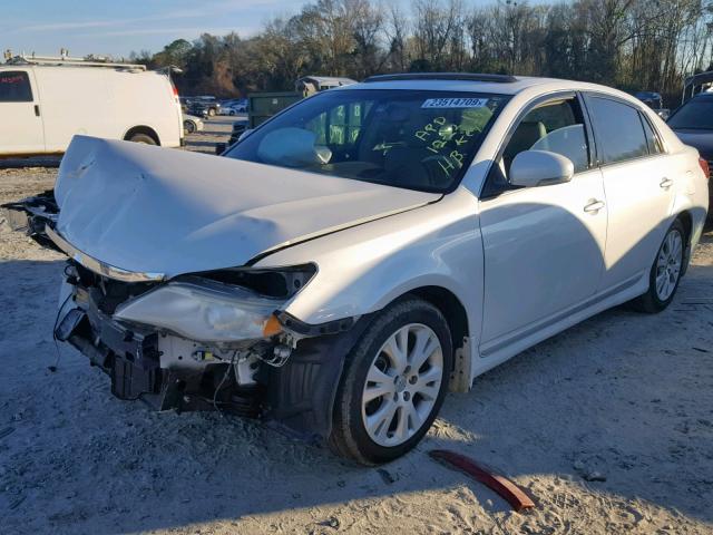 4T1BK3DB2BU404120 - 2011 TOYOTA AVALON BAS WHITE photo 2