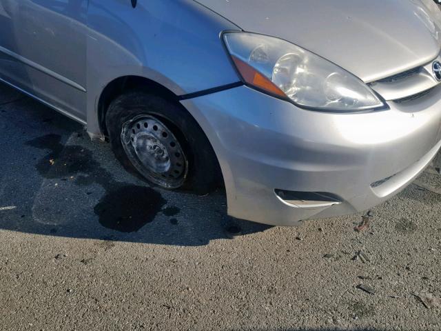 5TDZA23C86S586846 - 2006 TOYOTA SIENNA CE TAN photo 9