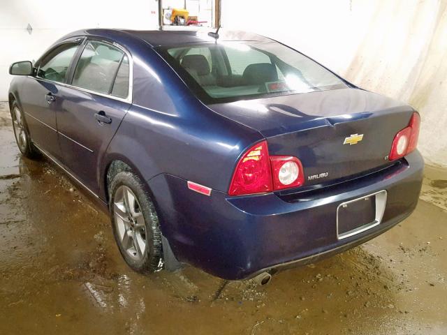 1G1ZH57B994162373 - 2009 CHEVROLET MALIBU 1LT BLUE photo 3