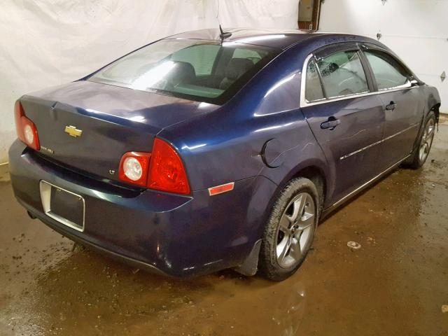 1G1ZH57B994162373 - 2009 CHEVROLET MALIBU 1LT BLUE photo 4