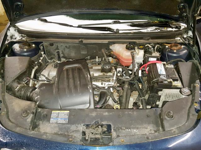 1G1ZH57B994162373 - 2009 CHEVROLET MALIBU 1LT BLUE photo 7