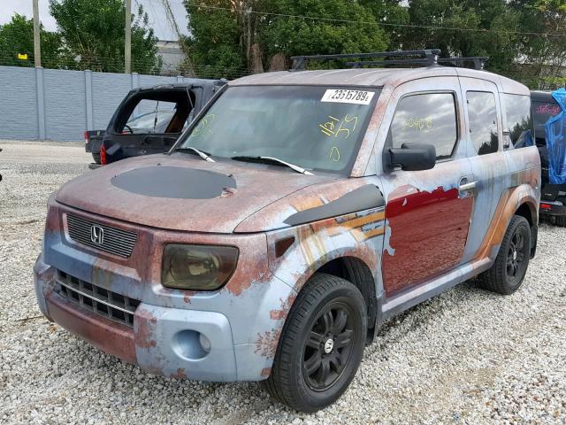 5J6YH18736L009005 - 2006 HONDA ELEMENT EX RED photo 2