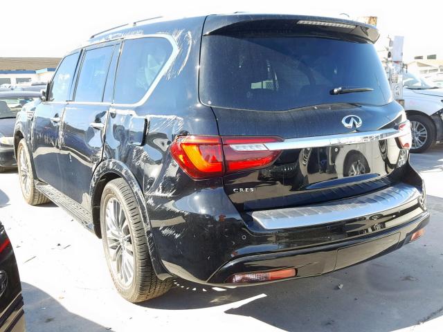 JN8AZ2ND9J9840071 - 2018 INFINITI QX80 BASE BLACK photo 3