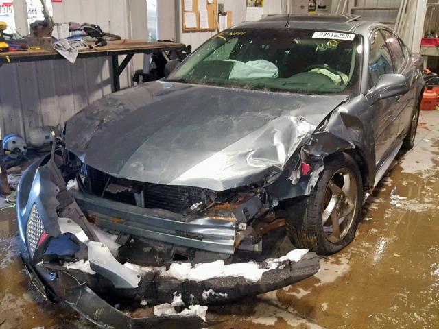 2G2WR544841329389 - 2004 PONTIAC GRAND PRIX GRAY photo 2