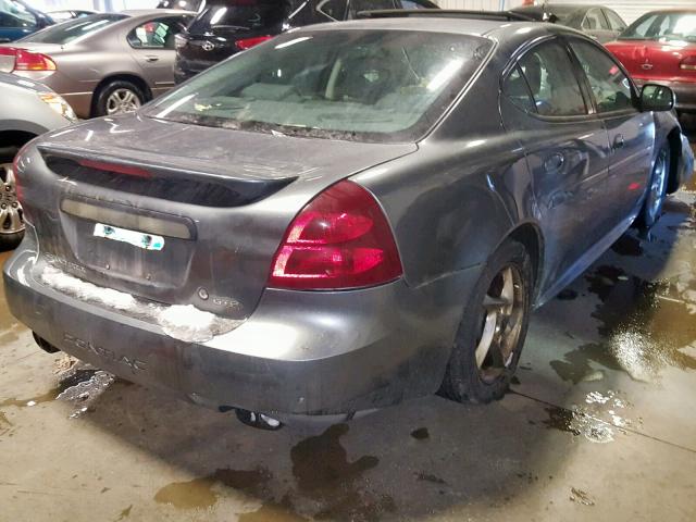 2G2WR544841329389 - 2004 PONTIAC GRAND PRIX GRAY photo 4