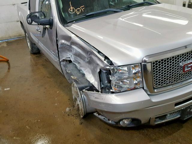 2GTEK638471641106 - 2007 GMC NEW SIERRA SILVER photo 9