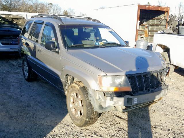 1J4GW48S31C660067 - 2001 JEEP GRAND CHER GRAY photo 1