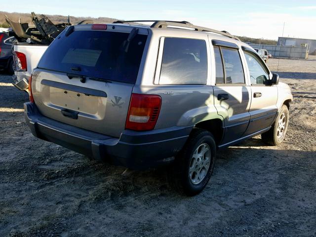 1J4GW48S31C660067 - 2001 JEEP GRAND CHER GRAY photo 4