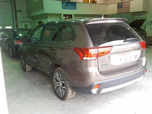 JA4AZ3A37HZ004276 - 2017 MITSUBISHI OUTLANDER BROWN photo 3