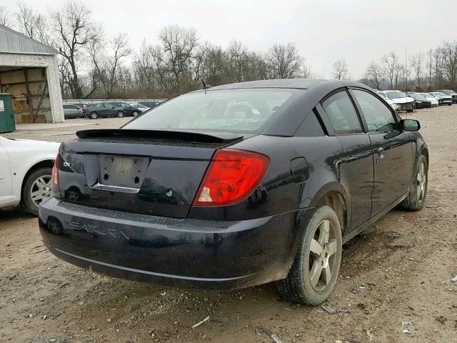 1G8AW15F17Z107905 - 2007 SATURN ION LEVEL BLACK photo 4