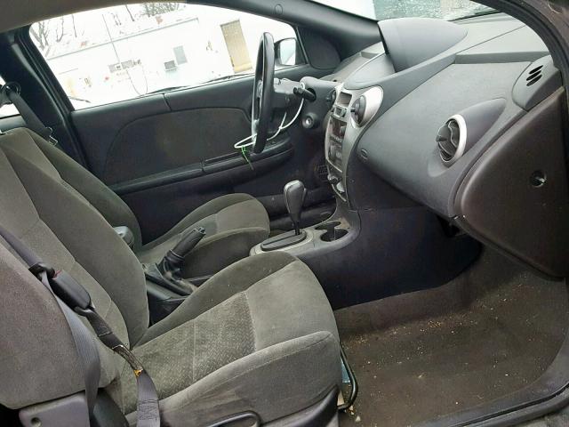 1G8AW15F17Z107905 - 2007 SATURN ION LEVEL BLACK photo 5