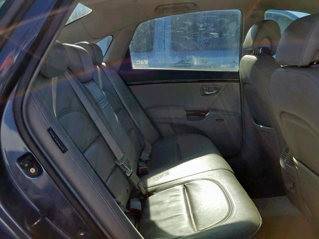 KMHFC46F27A214993 - 2007 HYUNDAI AZERA SE BLUE photo 6