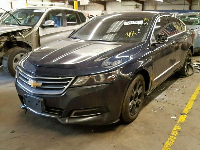 2G1125S32J9122751 - 2018 CHEVROLET IMPALA PRE BLUE photo 2