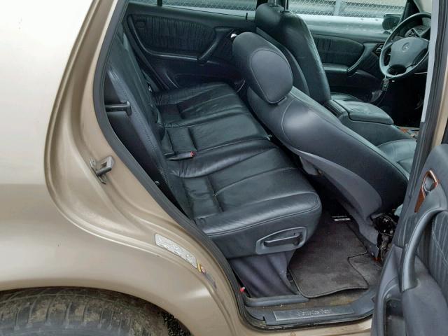 4JGAB54E62A297169 - 2002 MERCEDES-BENZ ML 320 TAN photo 6