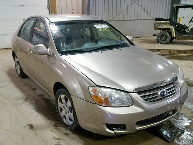 KNAFE122275408722 - 2007 KIA SPECTRA EX BEIGE photo 1