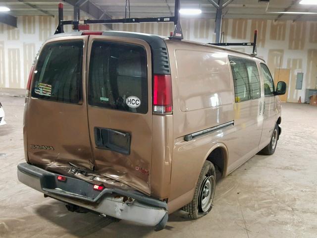 1GTEG15W911184175 - 2001 GMC SAVANA G15 BROWN photo 4