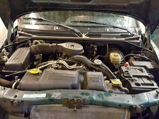 1B7HG2AZ1YS777066 - 2000 DODGE DAKOTA QUA GREEN photo 7