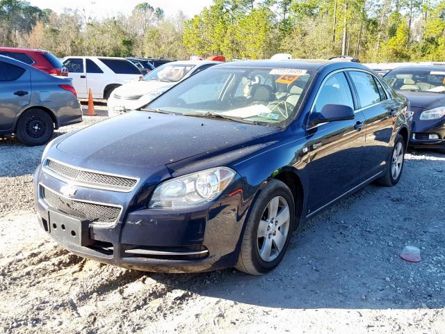 1G1ZF575X8F260198 - 2008 CHEVROLET MALIBU HYB BLUE photo 2