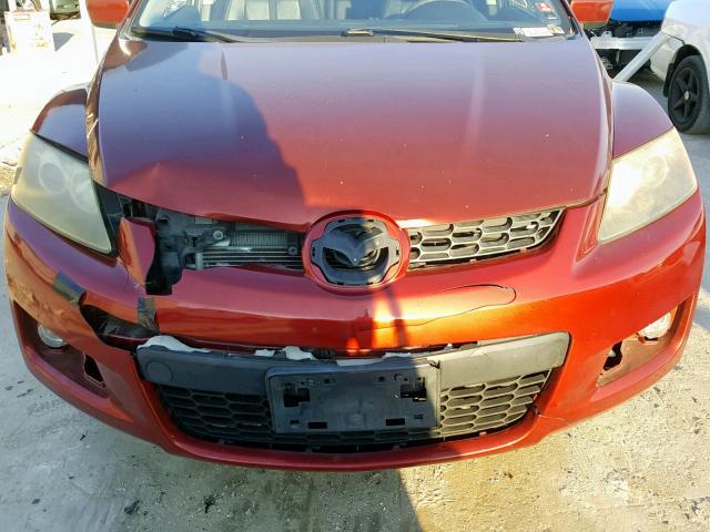 JM3ER293470118378 - 2007 MAZDA CX-7 RED photo 9