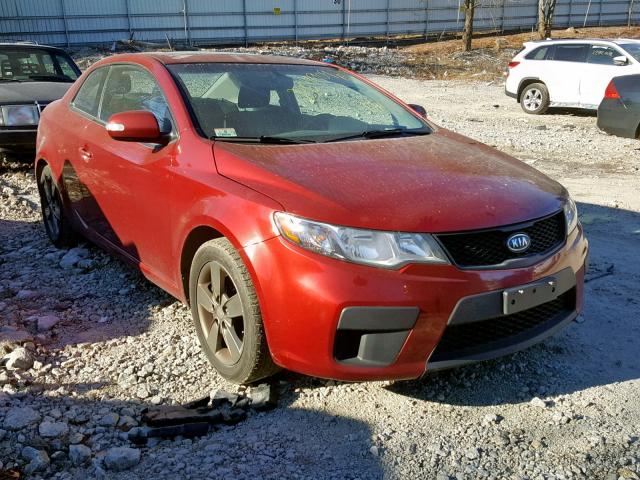 KNAFU6A29A5149235 - 2010 KIA FORTE EX RED photo 1