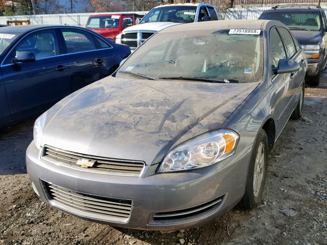 2G1WT58N989241810 - 2008 CHEVROLET IMPALA LT გრაფიტი ფოტო 2