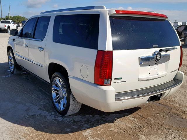 1GYS3CEF5BR350764 - 2011 CADILLAC ESCALADE P WHITE photo 3