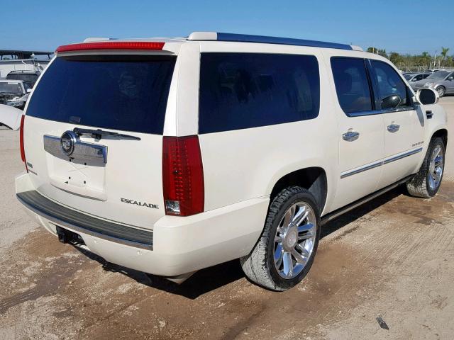 1GYS3CEF5BR350764 - 2011 CADILLAC ESCALADE P WHITE photo 4