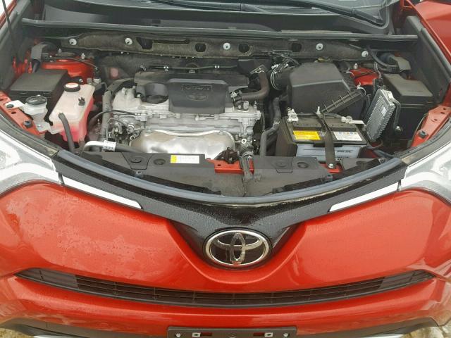 JTMDFREV1GJ080146 - 2016 TOYOTA RAV4 LIMIT RED photo 7