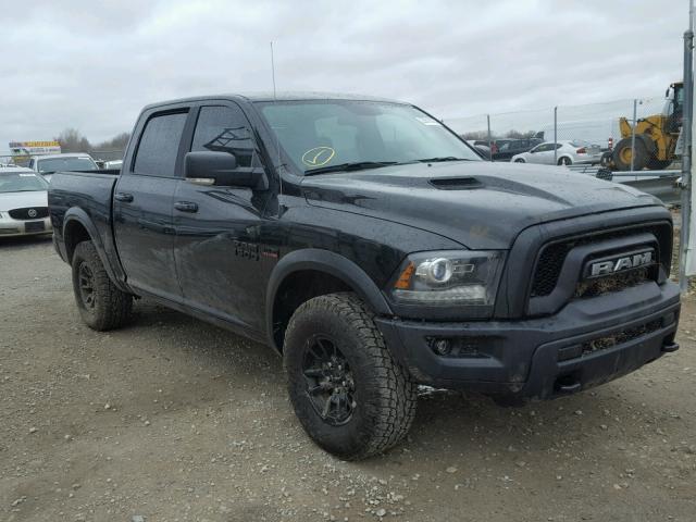 1C6RR7YT5HS743426 - 2017 RAM 1500 REBEL შავი ფოტო 1