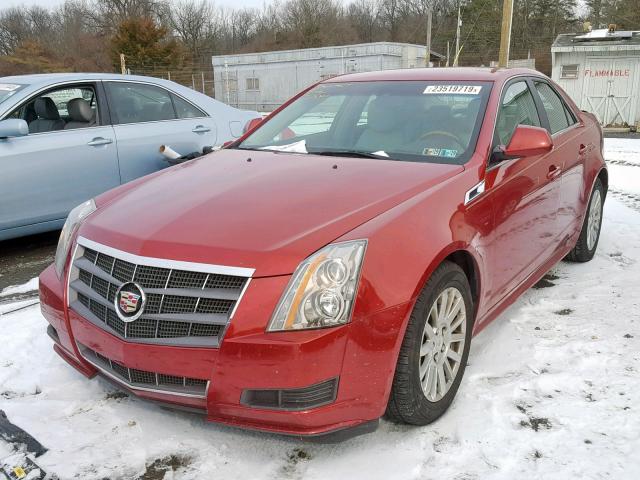 1G6DG5EY8B0147939 - 2011 CADILLAC CTS LUXURY RED photo 2