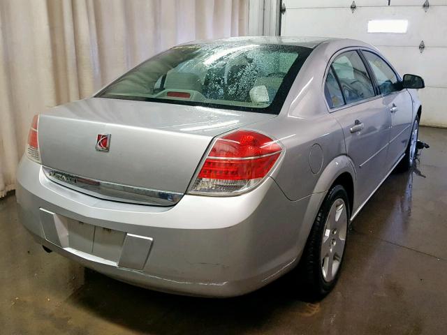 1G8ZS57B98F243556 - 2008 SATURN AURA XE SILVER photo 4