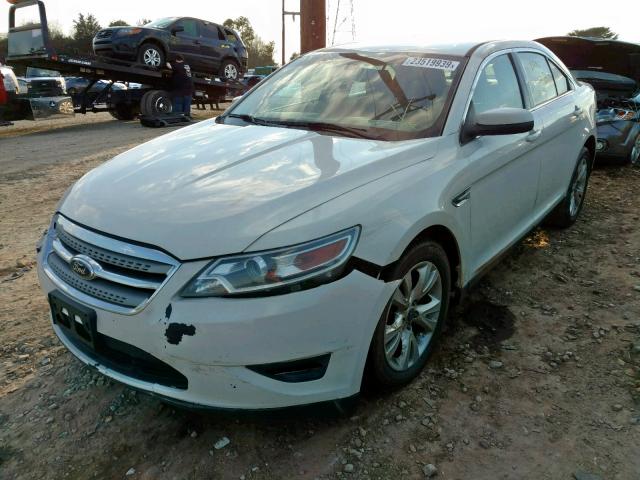 1FAHP2EW9AG148055 - 2010 FORD TAURUS SEL WHITE photo 2