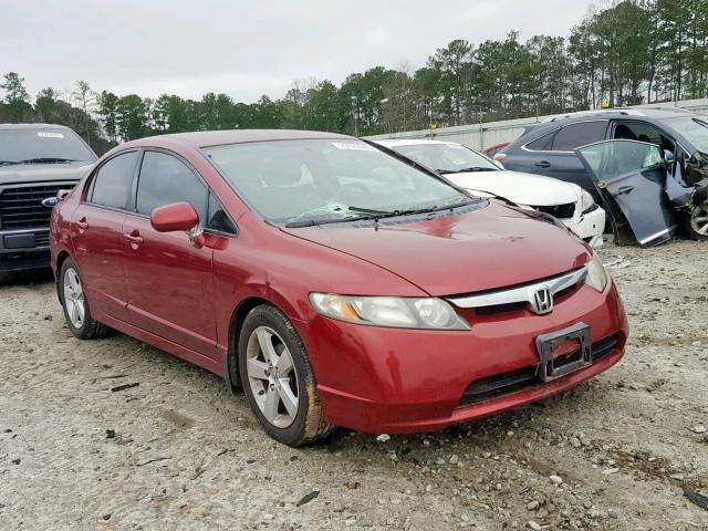 19XFA1F56AE025171 - 2010 HONDA CIVIC LX RED photo 1