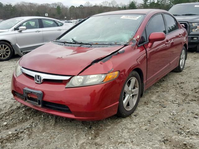 19XFA1F56AE025171 - 2010 HONDA CIVIC LX RED photo 2