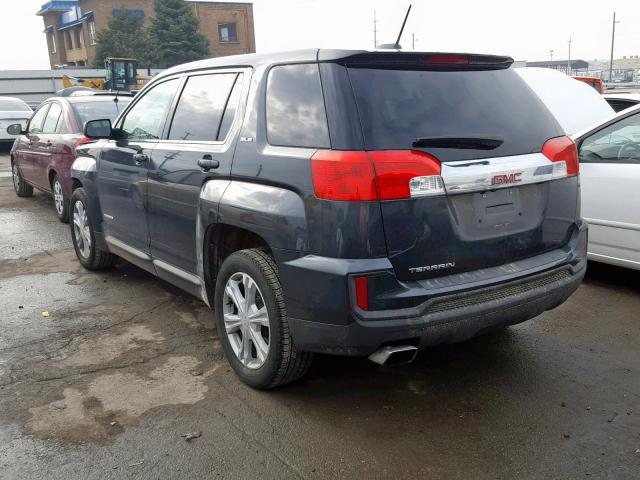 2GKALMEK6H6320489 - 2017 GMC TERRAIN SL 灰色 照片 3